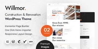 Willmor – Construction WordPress Theme