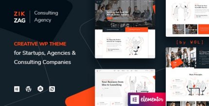 ZikZag – Consulting & Agency WordPress Theme