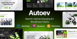 Autoev – Electric Vehicle Charging WordPress Theme