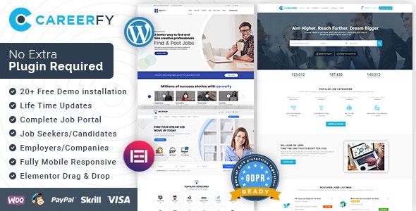 Careerfy – Job Board WordPress Theme