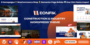 Eonfik – Construction & Industry WordPress Theme