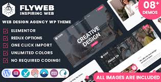 Flyweb – Web Design Agency WordPress Theme