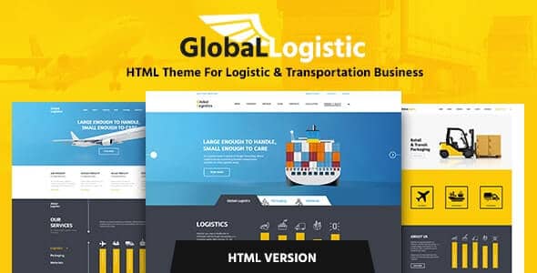 Global Logistics | Transportation & Warehousing WordPress Theme