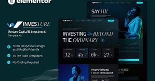 Investure – Venture Capital & Investment Elementor Template Kit