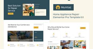 Mumtaz – Home Appliance Repair Elementor Pro Template Kit