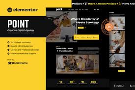 Point – Creative Digital Agency Elementor Template Kit