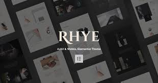 Rhye – Creative AJAX Elementor Theme