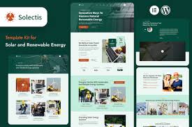 Selectis – Solar & Renewable Energy Elementor Template Kit