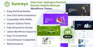 Sunrays – Solar Power & Green Energy Theme