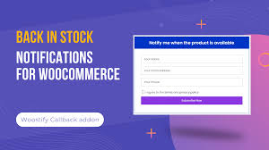 WooCommerce Back In Stock Notifications