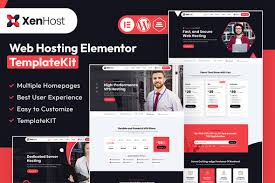 XenHost – Web Hosting Elementor Template Kit