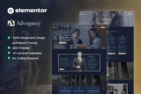 Advogancy – Attorney Law Firm Elementor Pro Template Kit