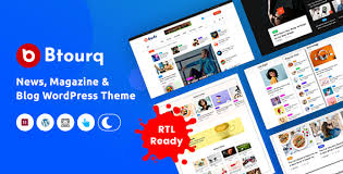 Btourq – WordPress News Magazine Theme