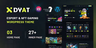 DYAT – eSports and Gaming NFT WordPress Theme