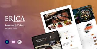 Erica – Restaurant & Coffee WordPress Theme