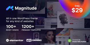 Magnitude – Multi-Purpose Elementor WP Theme