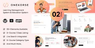 Onekorse – LMS Education Theme