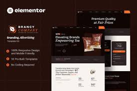 Brancy – Branding Advertising Elementor Template Kit