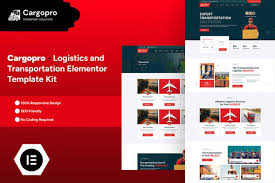 Cargopro – Logistics & Transportation Elementor Pro Template Kit