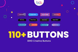 Creative buttons addon for elementor