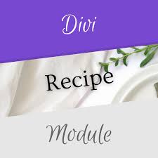 Divi Recipe Module