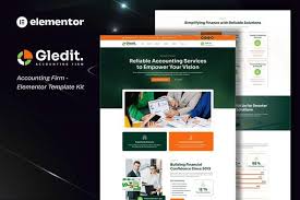 Gledit – Accounting Firm Elementor Template Kit