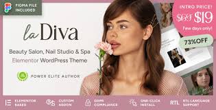 La Diva – Beauty Salon & Spa WordPress Theme