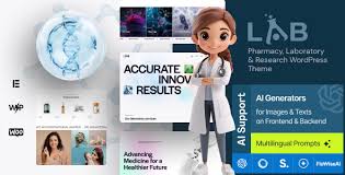 Lab – Pharmacy, Laboratory & Research Theme