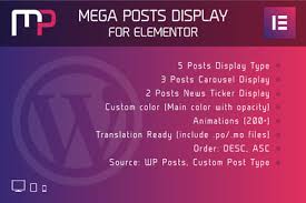 Mega Posts Display for Elementor