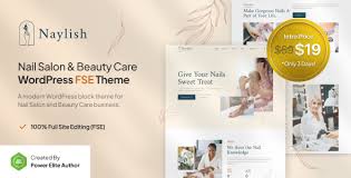 Naylish – Nail Salon & Beauty Care WordPress Theme