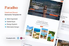 Paradiso – Hotel & Resort Elementor Template Kit