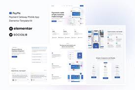 PayMe – Payment Gateway Mobile App Elementor Template Kit