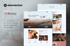 Relaxy – Spa & Wellness Elementor Template Kit