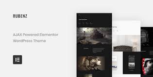 Rubenz – Creative AJAX Elementor Theme