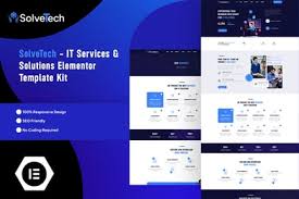 SolveTech – IT Services & Solutions Elementor Pro Template Kit