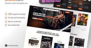 StriveCore – Fitness & Gym Elementor Template Kit