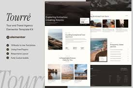 Tourre – Travel & Tour Agency Elementor Template Kit