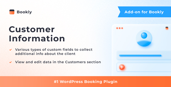 Bookly – Customer Information