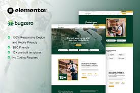 BugZero – Pest Control Service Elementor Pro Template Kit