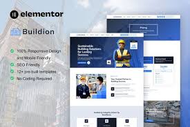 Buildion – Construction & Building Service Elementor Pro Template Kit