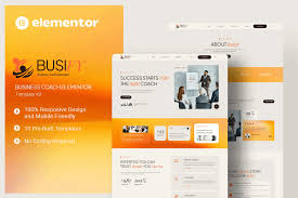 Busify – Business Coach Elementor Template Kit