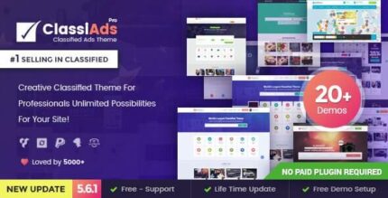 Classiads – Classified Ads WordPress Theme