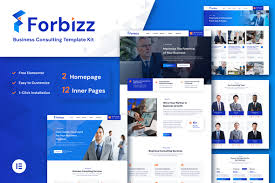 Forbizz – Business Consulting Elementor Template Kit