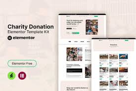 Givvy – Charity Donation Elementor Template Kit