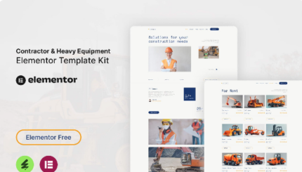 Goso – Contractor & Heavy Equipment Elementor Template Kit