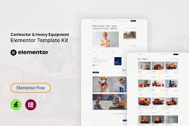 Goso – Contractor & Heavy Equipment Elementor Template Kit