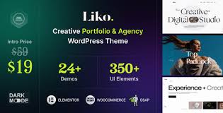 Liko – Creative Agency & Portfolio WordPress Theme