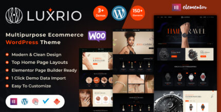 Luxrio – eCommerce Jewellery WordPress Theme