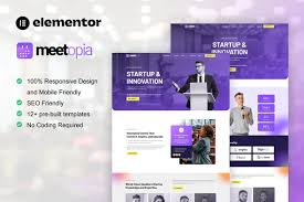 Meetopia – Event & Conference Elementor Pro Template Kit