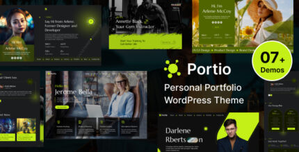 Portio – Personal Portfolio Resume Theme